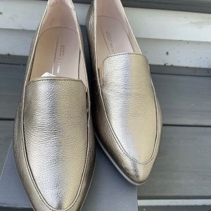 ECCO Shape Pointy Ballerina Metallic Slip On Shoes Women's Size 10 EU 41